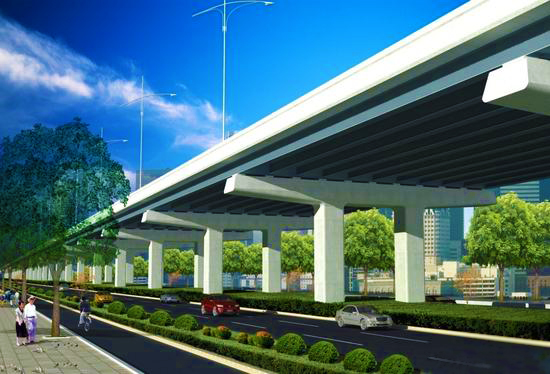 湘府路（湘江大道~瀏陽河西岸）快速化改造工程